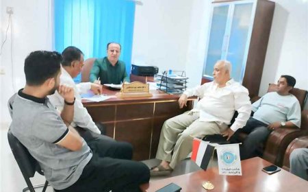 فاضل يناقش تفعيل الجمعيات العمومية وتنشيط دور الأندية الرياضية والثقافي بتعز
