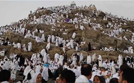 حجاج اليمن يقفون على صعيد عرفات لأداء ركن الحج الأعظم