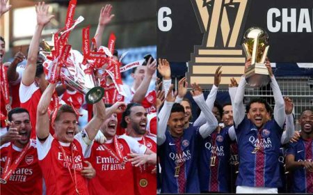 من سيتوج بلقب دوري أبطال أوروبا؟ باريس لتأكيد الهيمنة القارية أم آرسنال الساعي للتتويج الأوروبي الأول في تاريخه؟