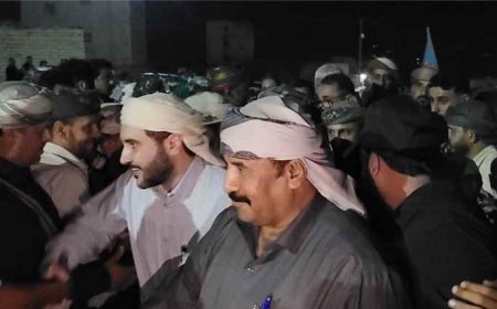 استقبال حاشد لسلاطين يافع في قلعة القارة التاريخية