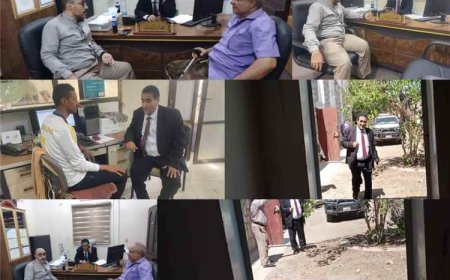 مدير عام اتصالات أبين يتفقد سير العمل بمركز اتصالات مودية عقب إجازة عيد الأضحى.