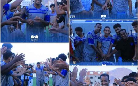 إدارة نادي تضامن حضرموت تقيم احتفالية تكريمية لنجوم المنتخب الوطني والكوادر الفنية بالنادي