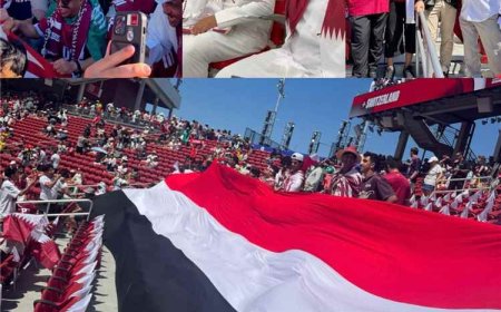 توافد الجالية اليمنية في كندا وأميركا لمساندة المنتخب القطري"